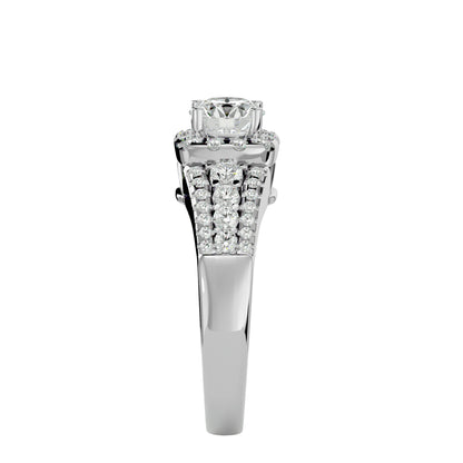 Aline Halo Diamond Engagement Ring