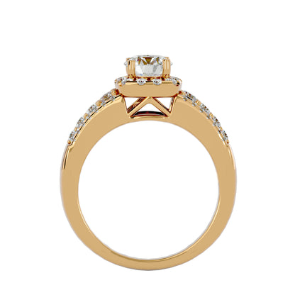 Aline Halo Diamond Engagement Ring