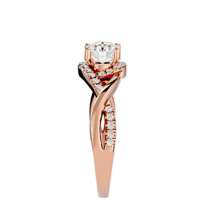 Hana Bypass Diamond Engagement Ring
