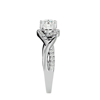 Hana Bypass Diamond Engagement Ring