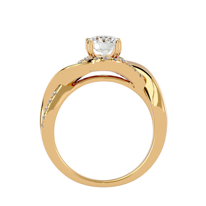 Hana Bypass Diamond Engagement Ring