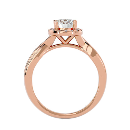 Emilia Halo Diamond Engagement Ring