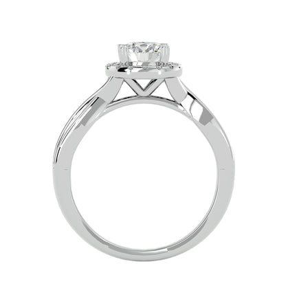 Emilia Halo Diamond Engagement Ring