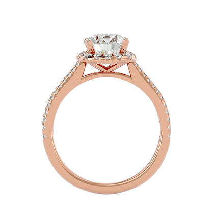 Bianca Halo Diamond Engagement Ring