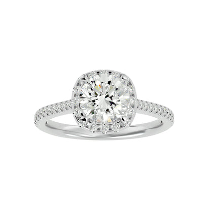 Bianca Halo Diamond Engagement Ring