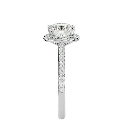 Bianca Halo Diamond Engagement Ring