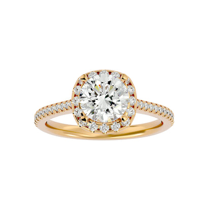 Bianca Halo Diamond Engagement Ring
