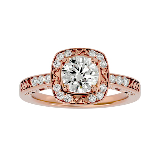 Marigold Vintage Diamond Engagement Ring