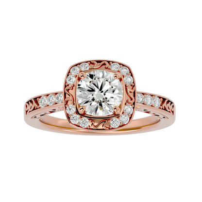 Marigold Vintage Diamond Engagement Ring