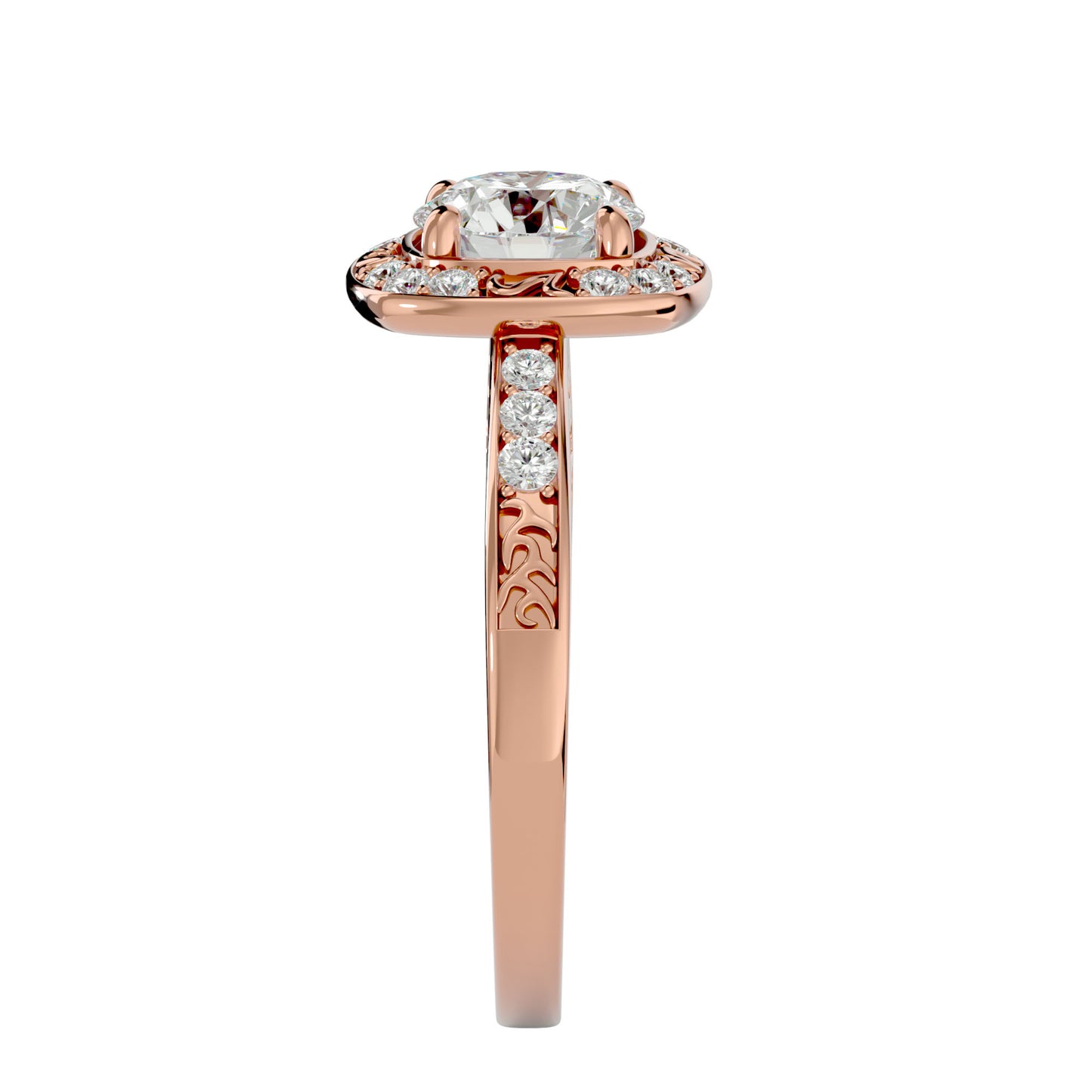 Marigold Vintage Diamond Engagement Ring