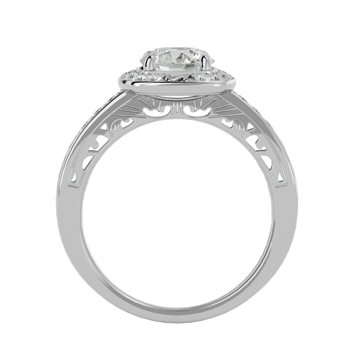 Marigold Vintage Diamond Engagement Ring