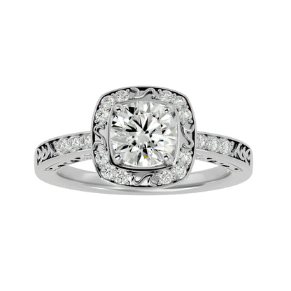 Marigold Vintage Diamond Engagement Ring
