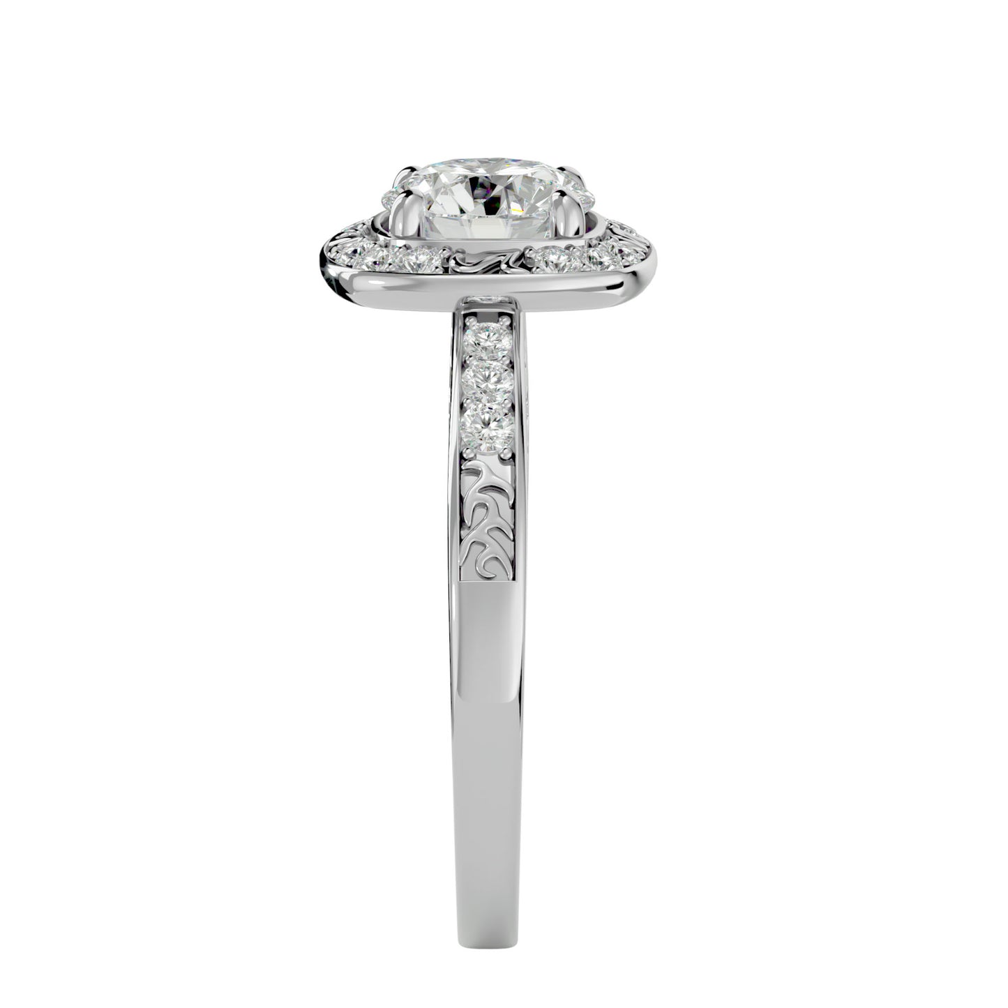 Marigold Vintage Diamond Engagement Ring