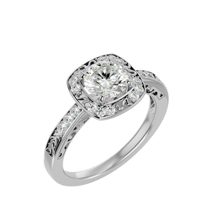 Marigold Vintage Diamond Engagement Ring