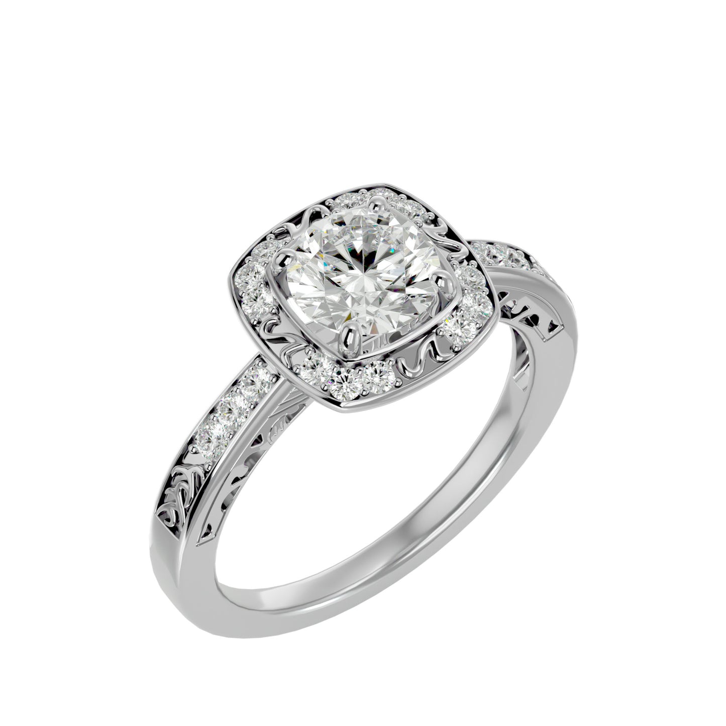 Marigold Vintage Diamond Engagement Ring