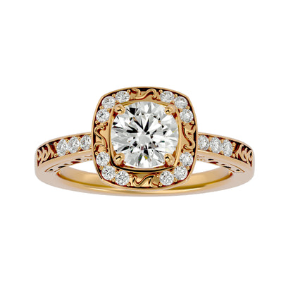 Marigold Vintage Diamond Engagement Ring