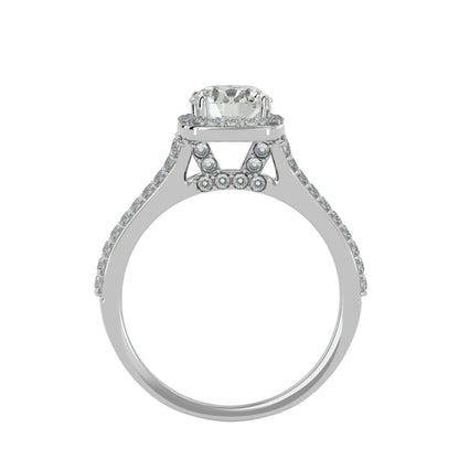 Elowen Halo Diamond Engagement Ring