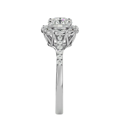 Odessa Marquise Halo Diamond Engagement Ring