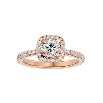 Missy Round diamond engagement ring