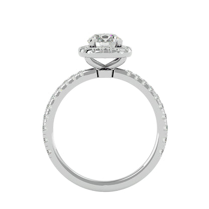 Missy Round diamond engagement ring