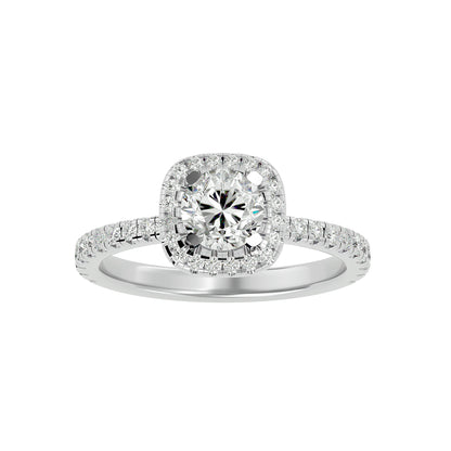 Missy Round diamond engagement ring