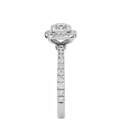Missy Round diamond engagement ring