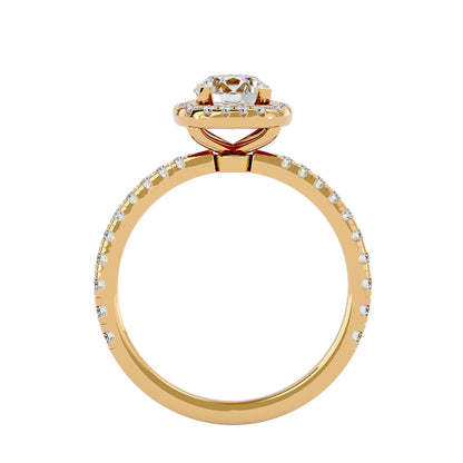 Missy Round diamond engagement ring