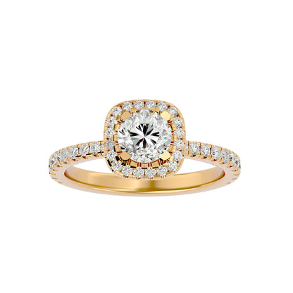 Missy Round diamond engagement ring