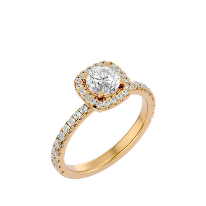 Missy Round diamond engagement ring