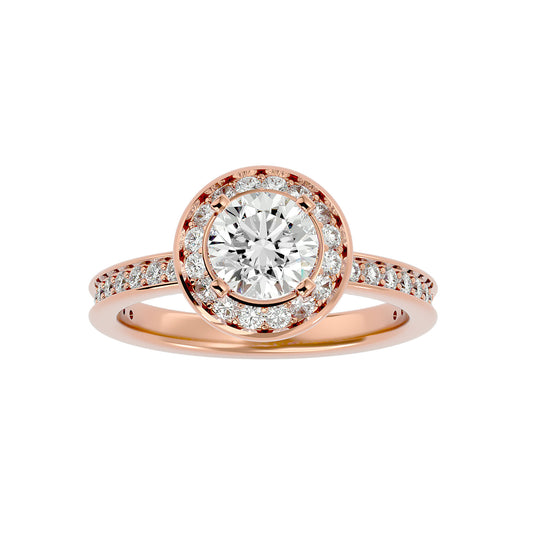 Raphel Halo diamond engagement ring