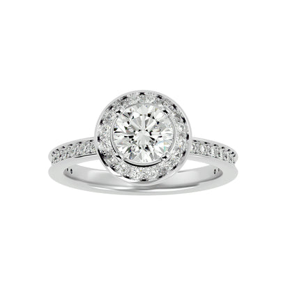 Raphel Halo diamond engagement ring