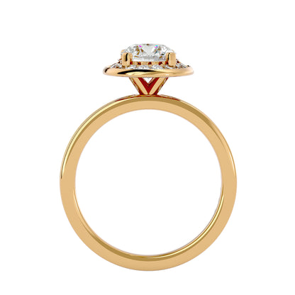 Raphel Halo diamond engagement ring