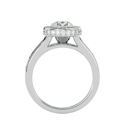 Stuller halo round diamond engagement ring