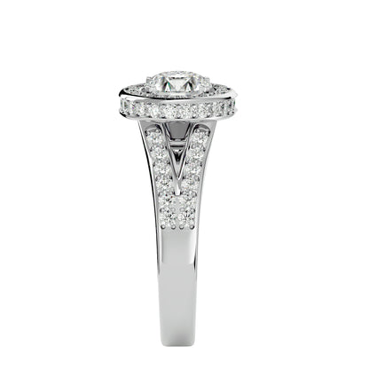 Stuller halo round diamond engagement ring