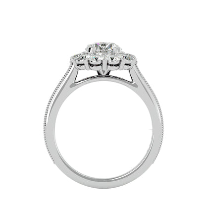 Sherli Halo diamond engagement ring