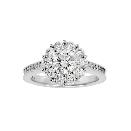 Sherli Halo diamond engagement ring