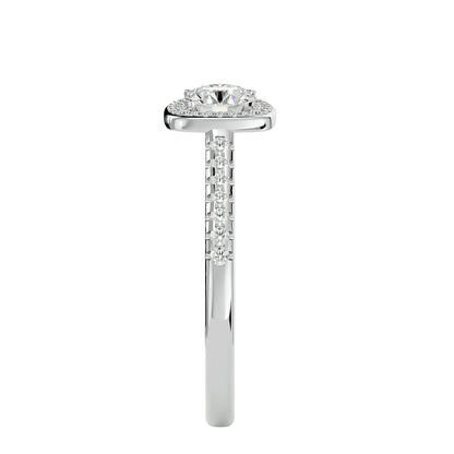 Gora halo diamond engagement ring