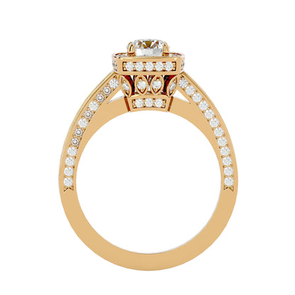 Prestige Halo diamonds engagement ring