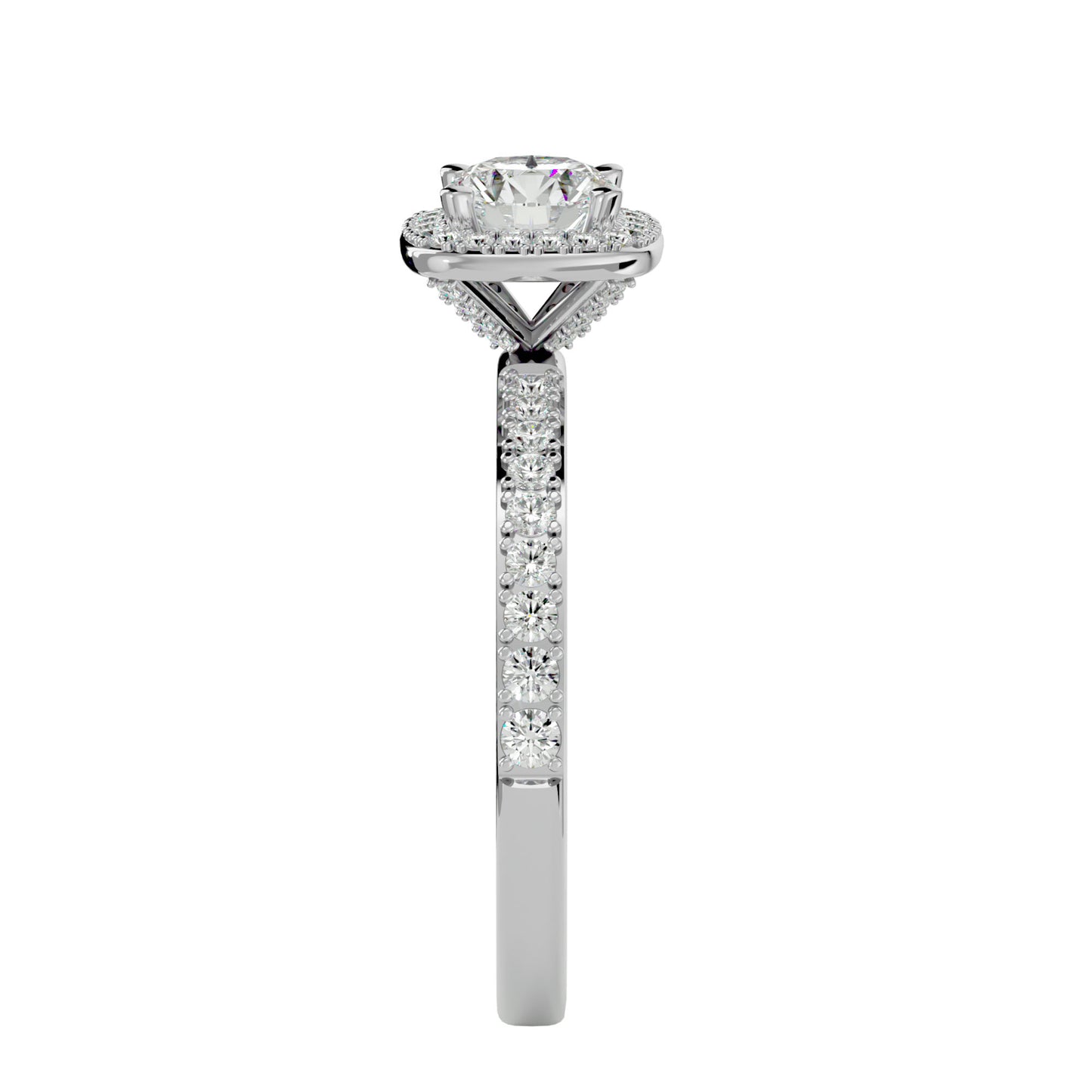 Jenny Halo diamond engagement ring