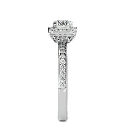 Romania Halo diamond engagement ring
