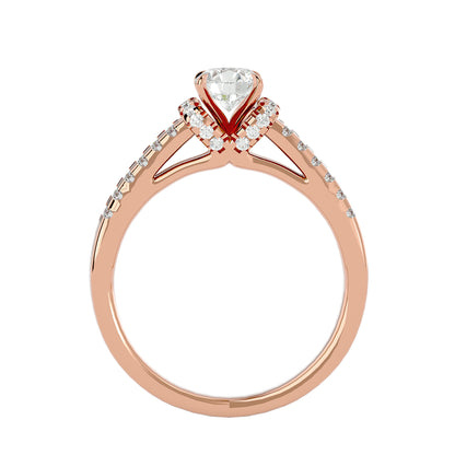 Artrid Cuff diamond engagemnet ring