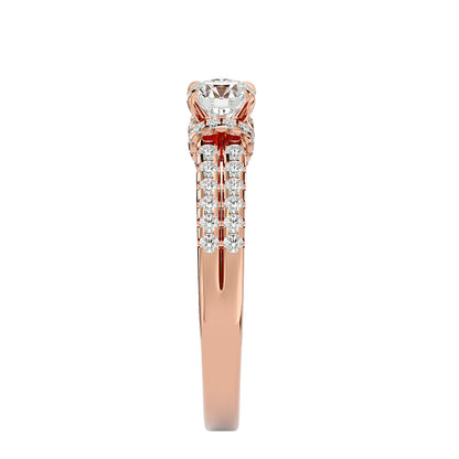 Artrid Cuff diamond engagemnet ring