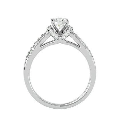 Artrid Cuff diamond engagemnet ring