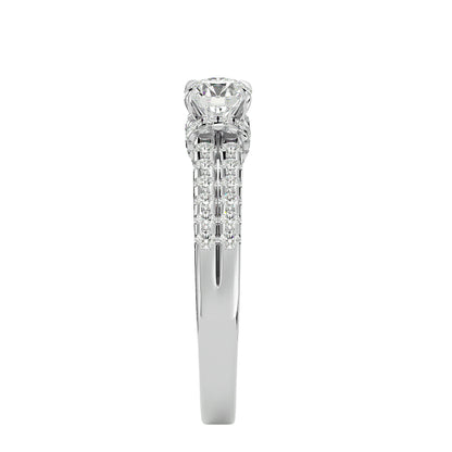 Artrid Cuff diamond engagemnet ring