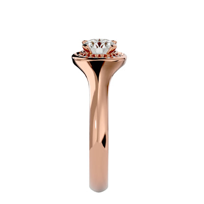 Penelope halo diamond engagement ring