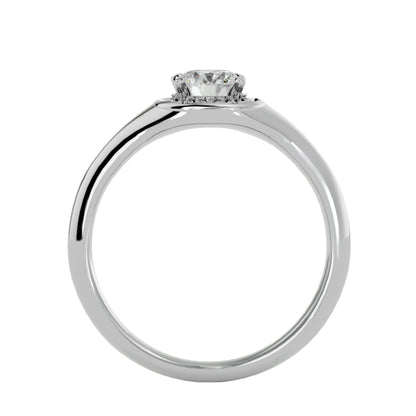 Penelope halo diamond engagement ring