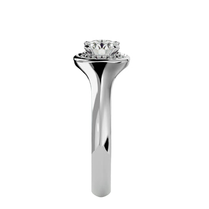 Penelope halo diamond engagement ring