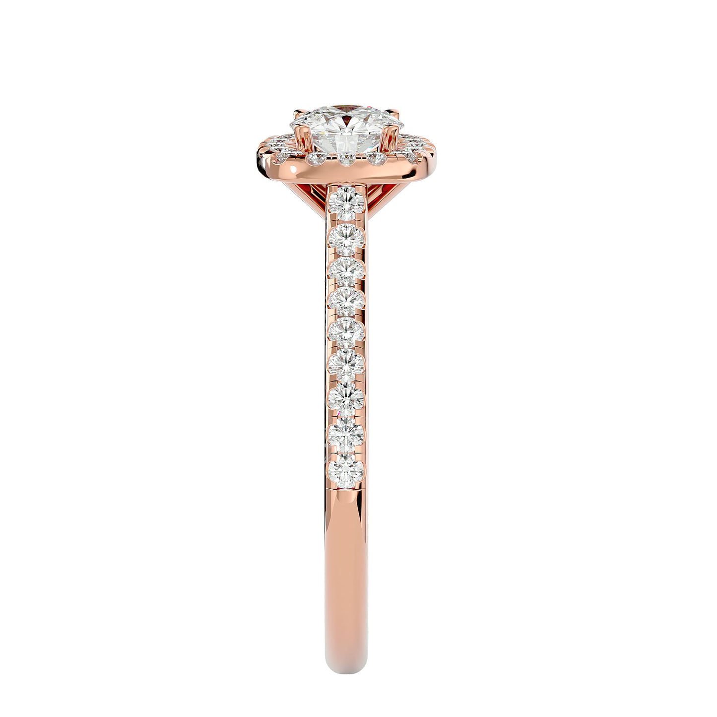 Blakey Halo diamond engagement ring
