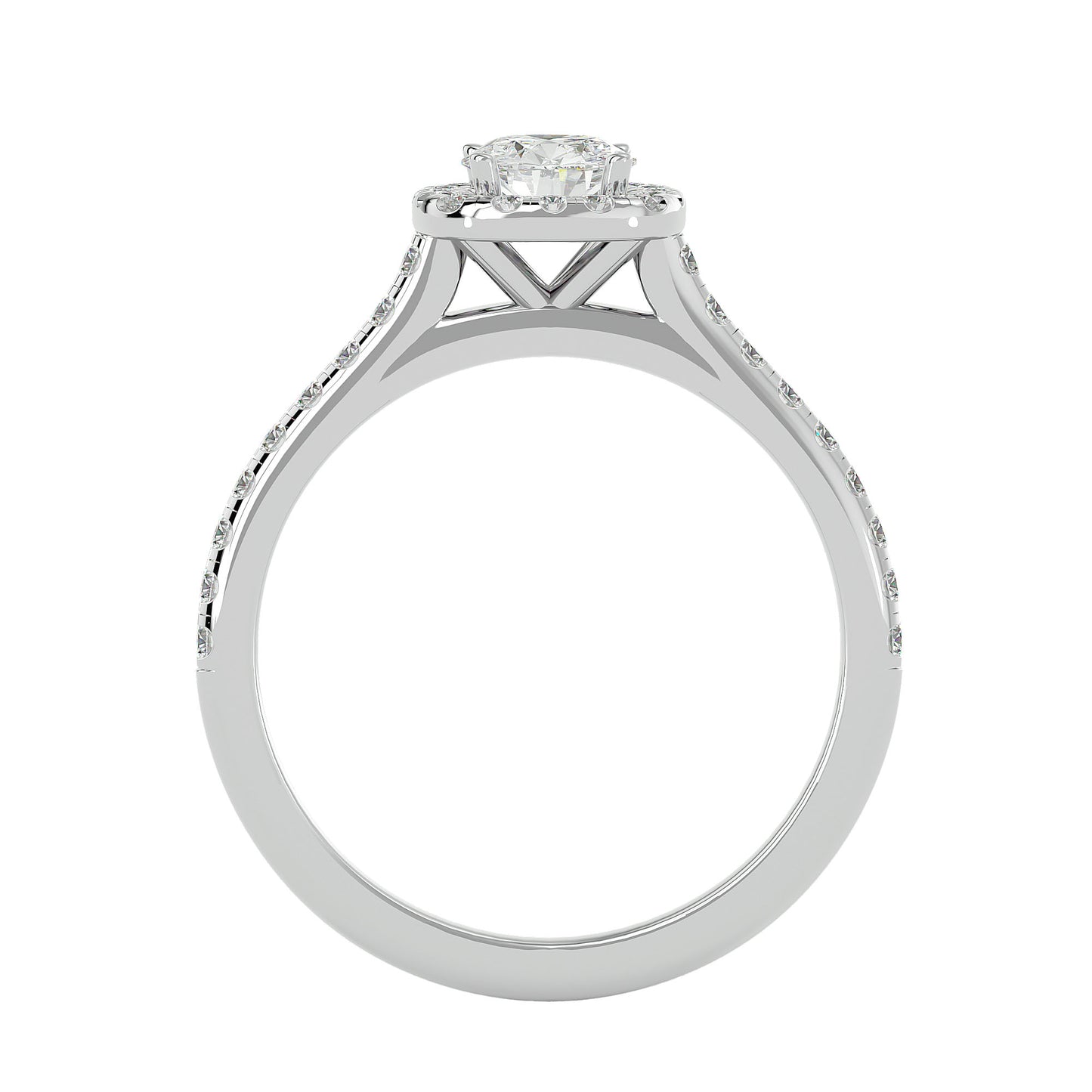 Blakey Halo diamond engagement ring