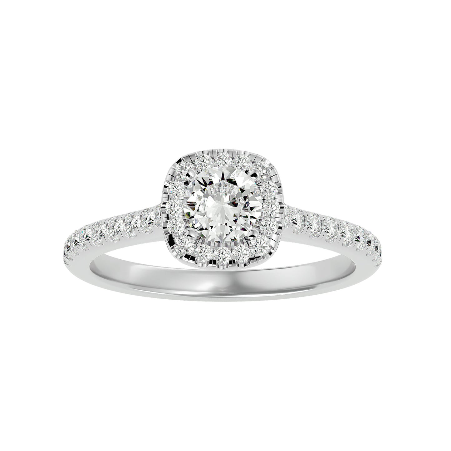 Blakey Halo diamond engagement ring